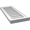 Ekena Millwork Vertical Surface Mount PVC Gable Vent w/ 2"W x 2"H , Brickmould Sill Frame, 12"W x 30"H GVPVE12X3003SN - alternate 3